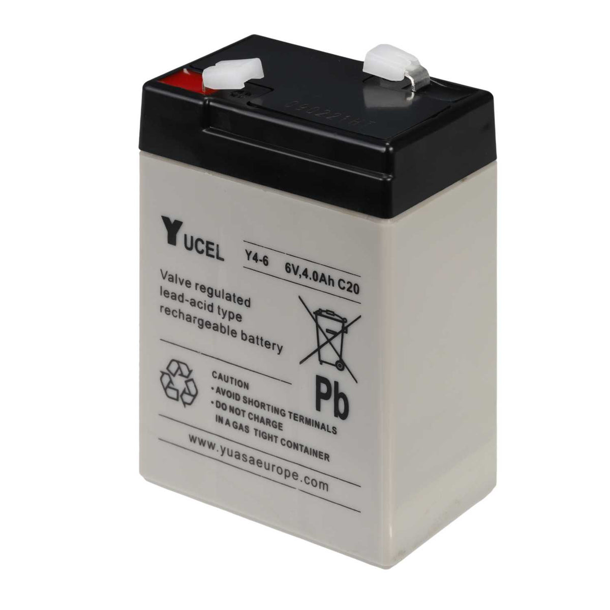 Yuasa 4Ah 6V Sealed Lead Acid Yucel Battery