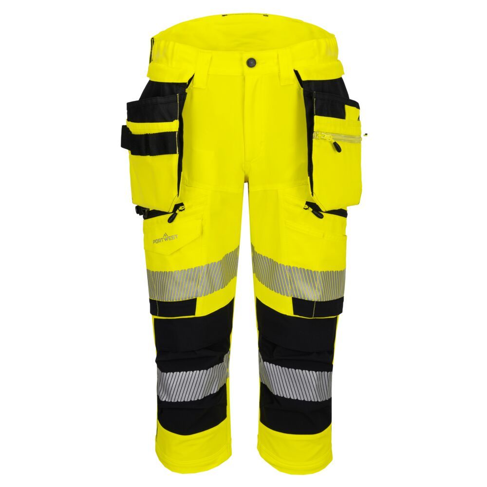 DX4 Hi-Vis Pirate Pant, 28, R, Yellow/Black