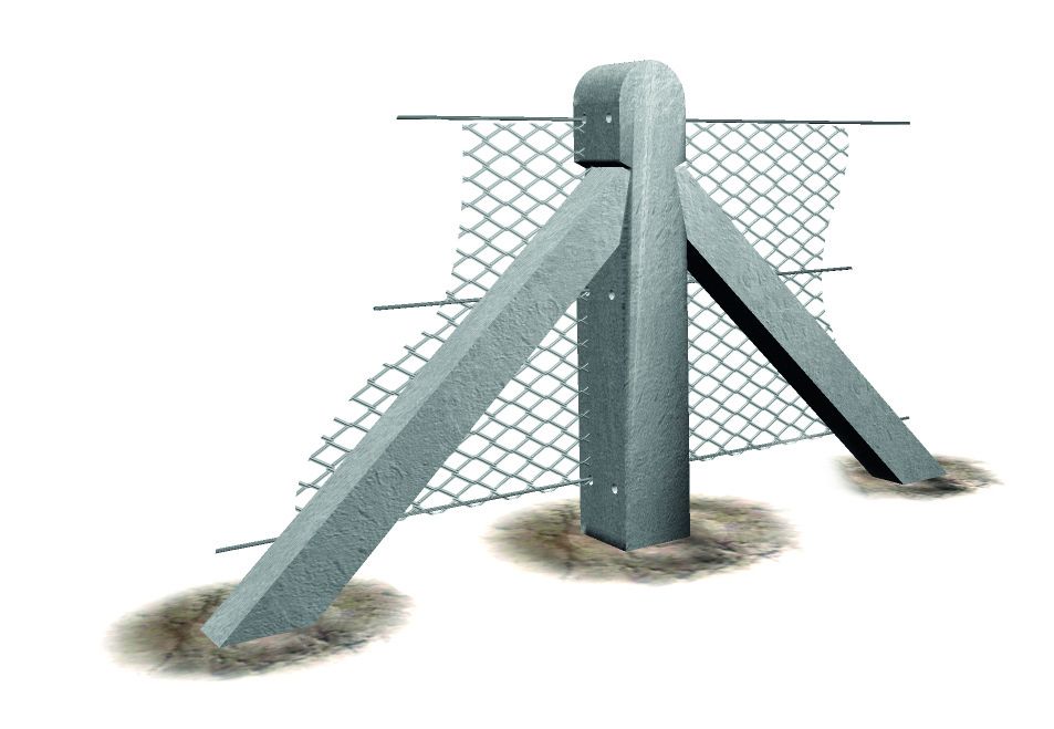 SUPREME CONCRETE STRAINING POST 1.905m 2-WAY CHK190T