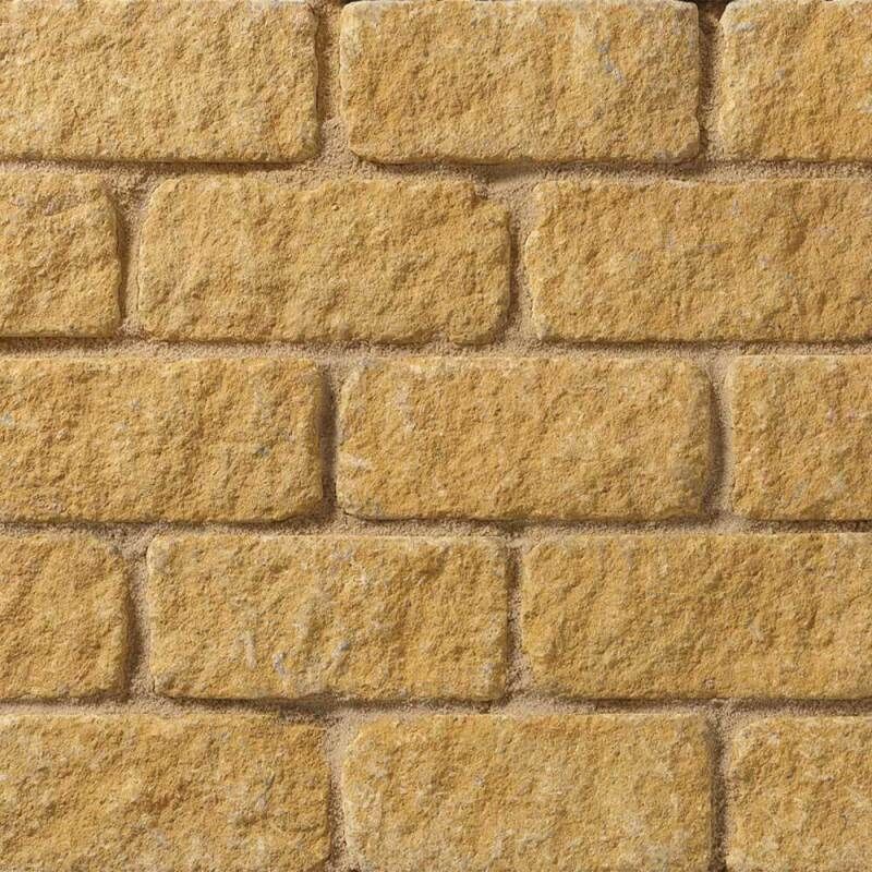 PAVESTONE BEKSTONE BURFORD TUMBLED WALLING 229 x 102 x 215mm GOLDEN BUFF 17169084