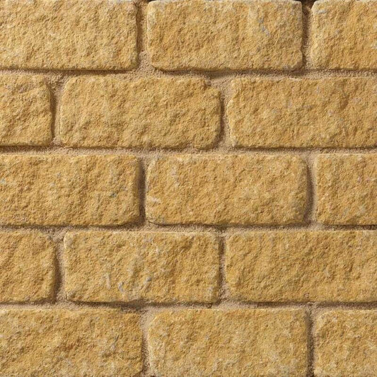 PAVESTONE BEKSTONE BURFORD TUMBLED WALLING 229 x 102 x 215mm GOLDEN BUFF 17169084
