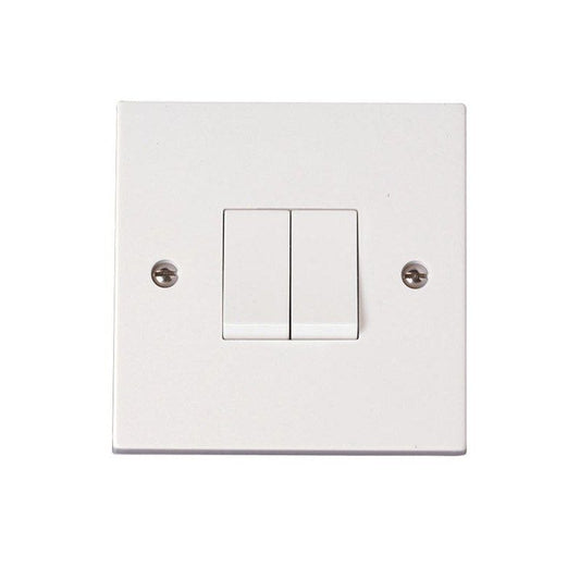 CLICK PRW012 PLATESWITCH 2G 2W 10A WHITE
