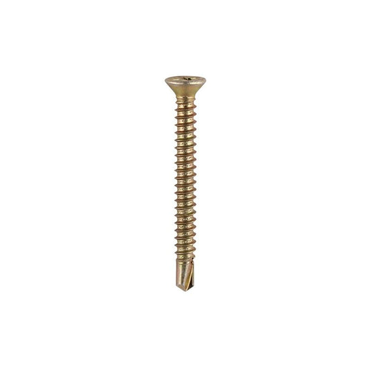 TIMCO PVC WINDOW SCREW COUNTERSUCK/RIBS - ZYP 3.9 x 16mm (BOX 500) 121Y