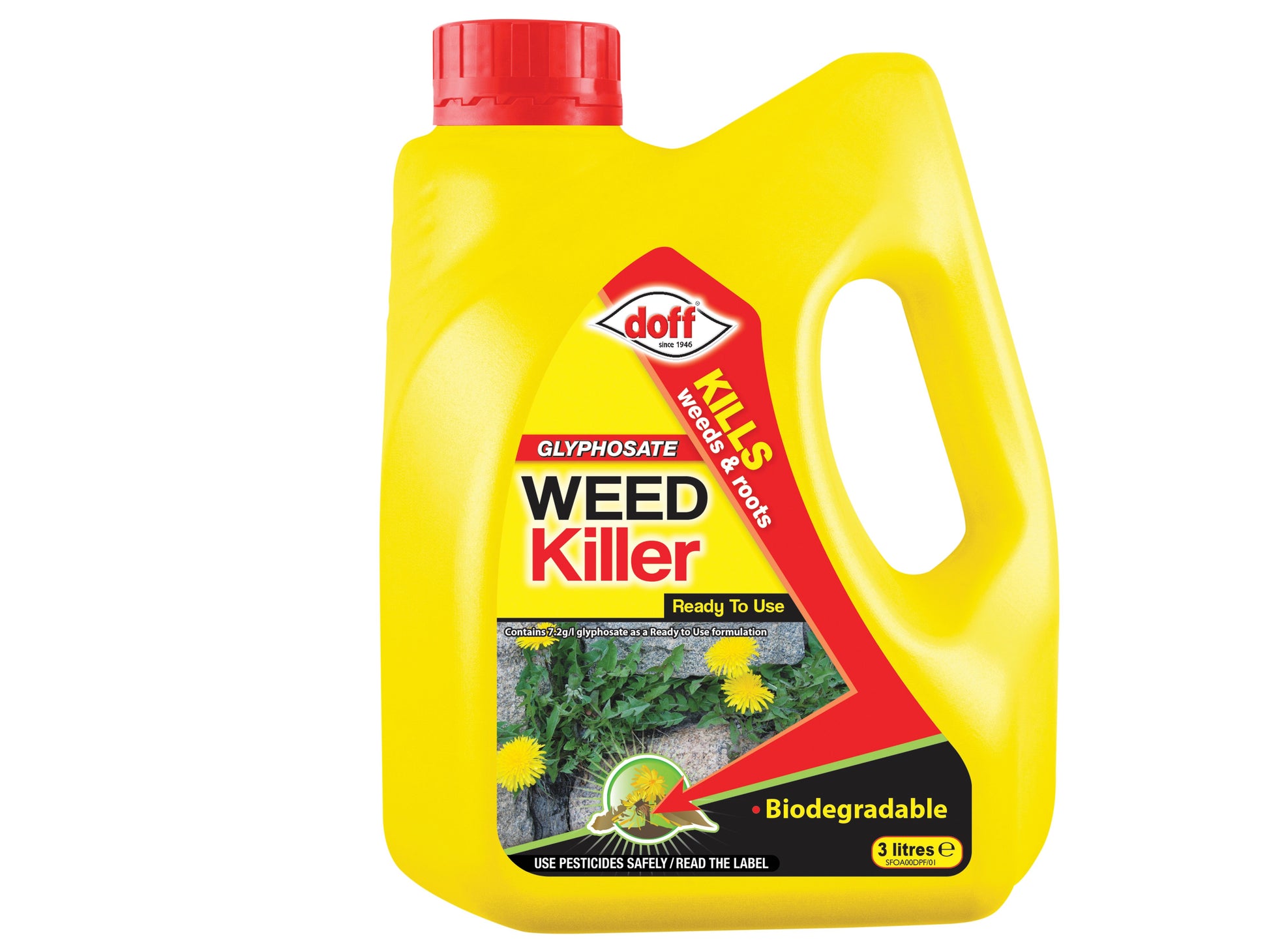DOFF DOFFOC00 RTU CONCENTRATED ADVANCED WEEDKILLER 3l