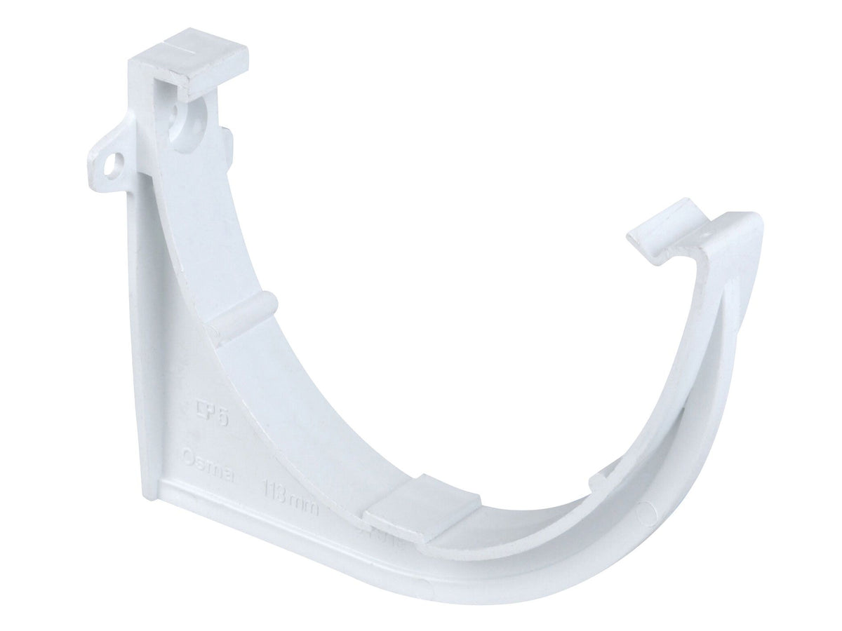 OSMADEEPLINE 9T919 PVCU GUTTER SUPPORT BRACKET 113mm 9T919W WHITE