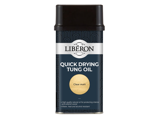 LIBERON LIBTOQD250N QUICK DRYING TUNG OIL 250ml CLEAR MATT