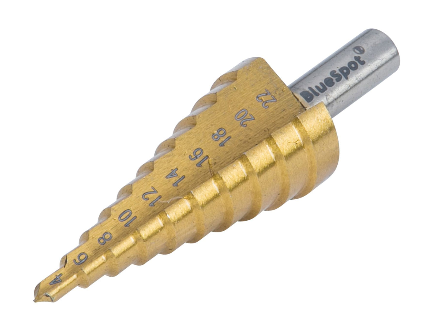 BLUESPOT B/S32050 HSS STEP DRILL BIT 4-22mm