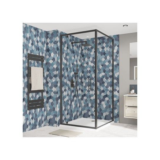 WETWALL ALLOY PANEL 4 x 2420 x 600mm BLUE SCALLOP 14000022