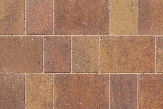 MARSHALLS DRIVESETT SAVANNA BLOCK PAVING 120 x 160 x 50mm AUTUMN PV1457230