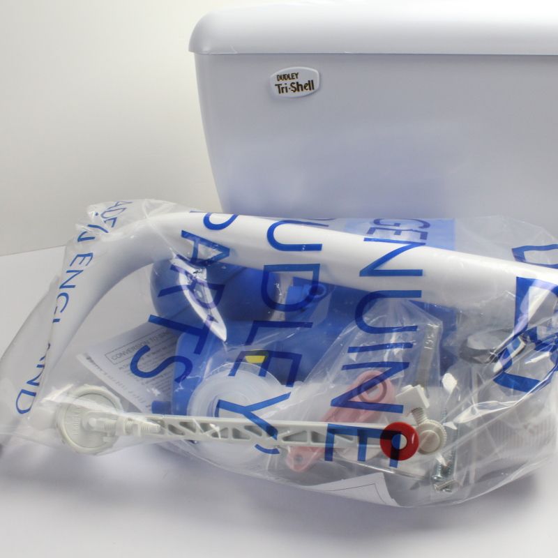 DUDLEY TRI-SHELL LOW LEVEL CISTERN WHITE BIBO 318021
