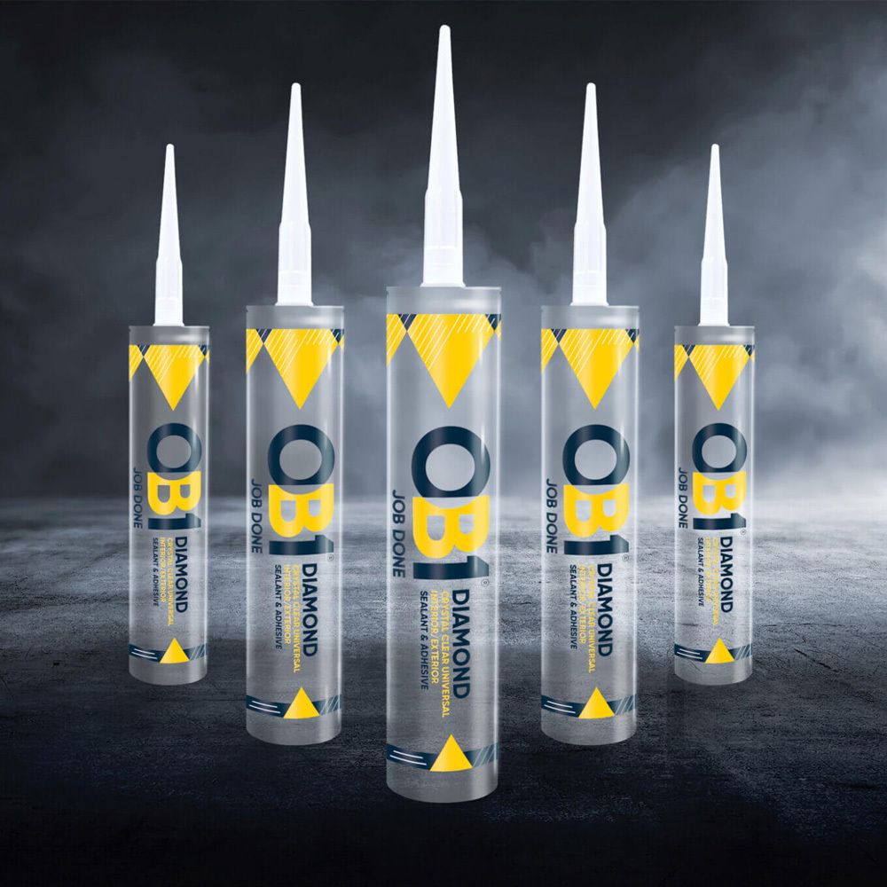 OB1 DIAMOND CRYSTAL CLEAR UNIVERSAL SEALANT 290ml OB1DUSA290CC