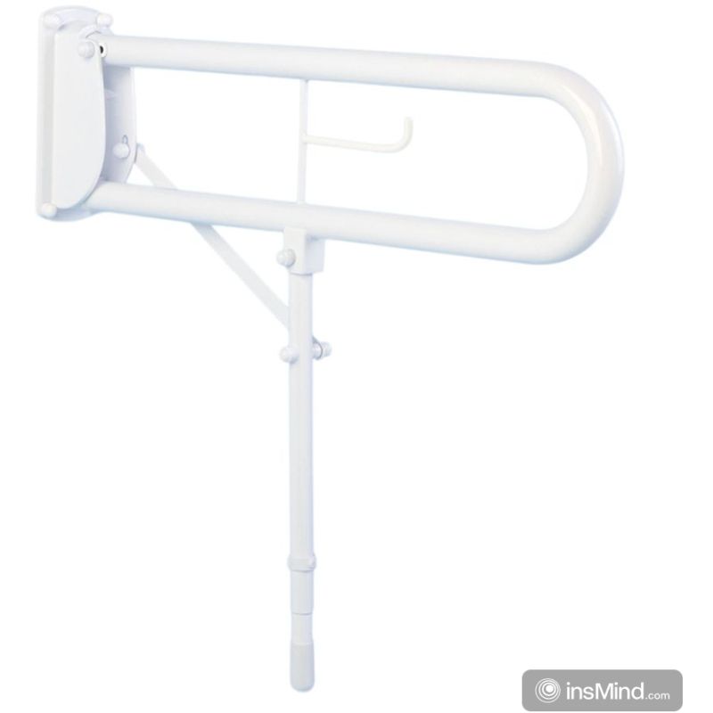 BATHEX DOUBLE HINGED RAIL WITH DROP DOWN LEG 33945