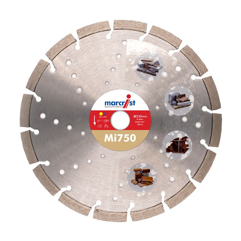 MARCRIST MI750 115 x 22mm DIAMOND BLADE 1111.0115.22