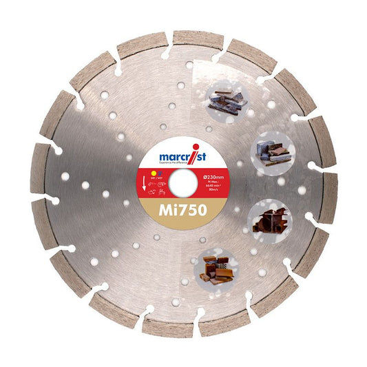 MARCRIST MI750 115 x 22mm DIAMOND BLADE 1111.0115.22
