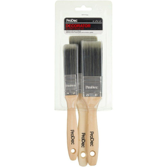 RODO PBPT038 3 PIECE PRODEC DECORATORS BRUSH SET