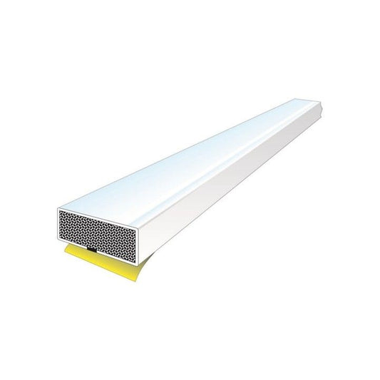 CB FIRE DOOR PLAIN STRIP 1050 x 10mm (PACK 5) WHITE FDP104W