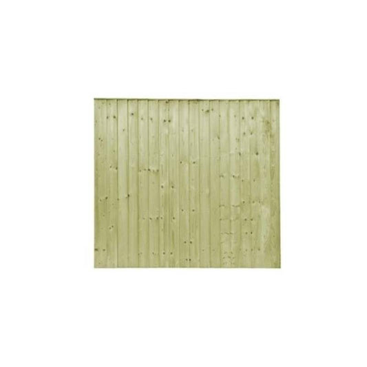 WOODBANK 0.9 x 1.83m HD SUFFOLK M&T FRAMED CLOSEBOARD FENCE PANEL GREEN
