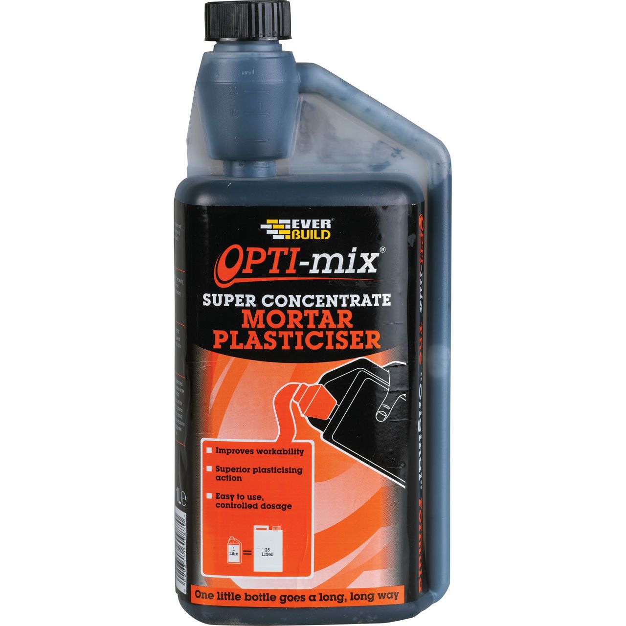 Everbuild Opti-Mix Concentrated Mortar Plasticiser 1L OPTIMIX1 