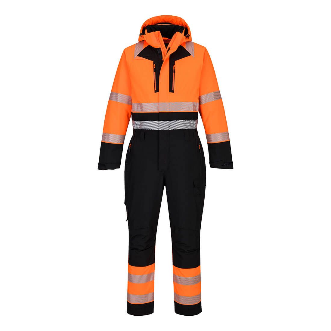 DX4 Hi-Vis Winter Coverall, 4XL, R, Orange/Black