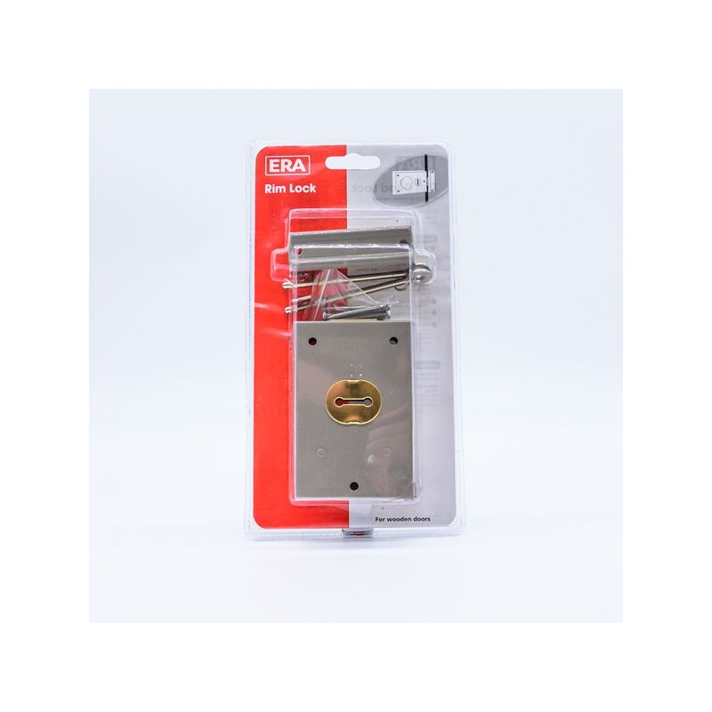 ERA RIM DEADLOCK 102 x 76mm BLACK VISI PACK 176-10-2