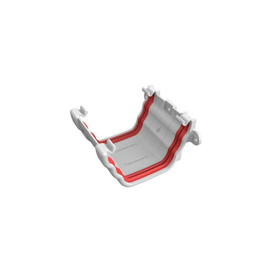 FREEFLOW OGEE UNION BRACKET WHITE FRO602