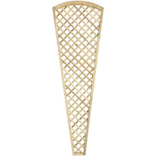 GRANGE ALDFAN ALDERLEY FAN TRELLIS 0.6 x 1.8m GREEN