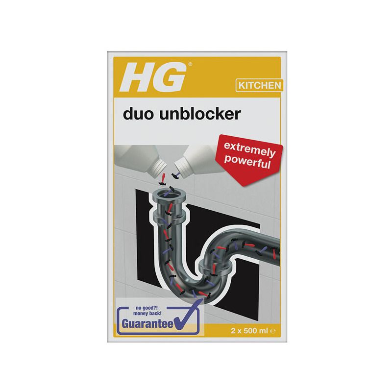 HG 343100106 DUO DRAIN & SINK UNBLOCKER 1l