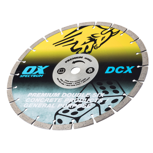 SPECTRUM DCX300/20 DOUBLE SIX PLUS GENERAL PURPOSE DIAMOND BLADE 300MM
