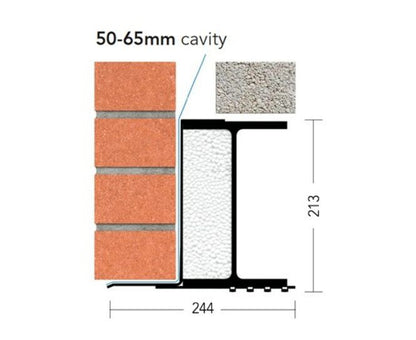 KEYSTONE C/W EXTREME LINTEL X/K-50 6000mm KX56