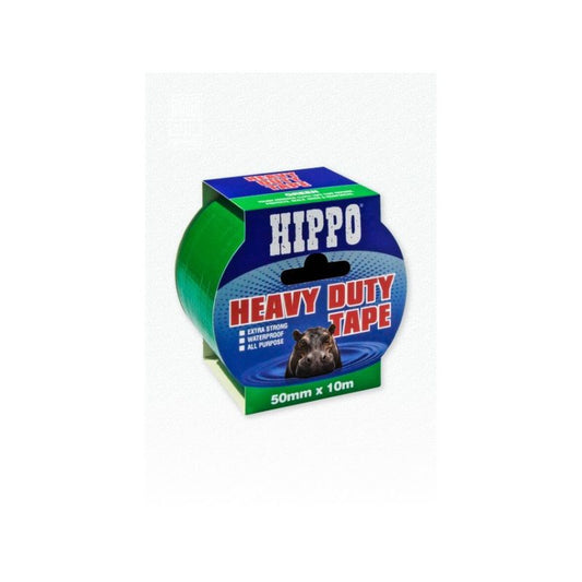 HIPPO HEAVY DUTY TAPE 50mm x 10m GREEN H18010