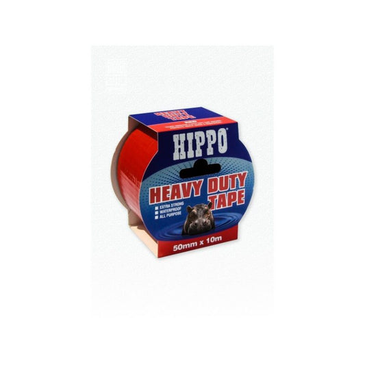 HIPPO HEAVY DUTY TAPE 50mm x 10m RED H18008