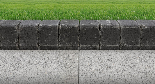 TOBERMORE TEGULA KERB LARGE 200 x 127 x 100mm CHARCOAL TKLCHAR