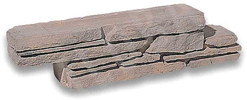 BRADSTONE MADOC WALLING FULL BLOCK 580 x 100 x 140mm WEATHERED COTSWOLD 06077