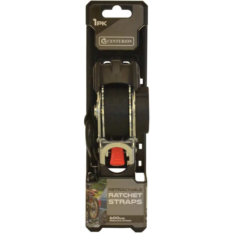 CENTURION LE35P RETRACTABLE RATCHET TIE DOWN 3m (600kg)
