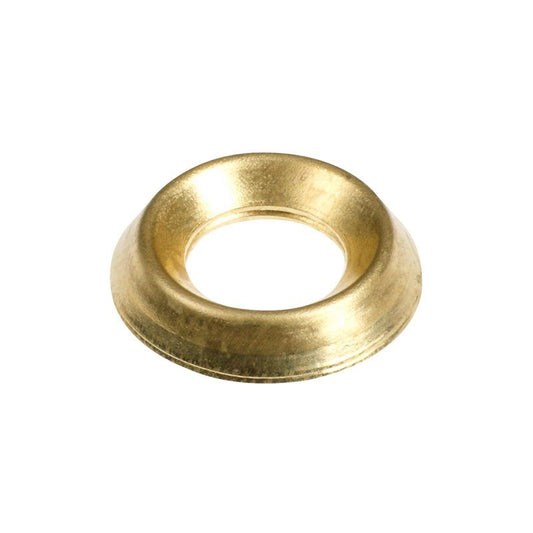 TIMCO SURFACE SCREW CUPS BRASS 10mm (BAG 50) 10BCUPP
