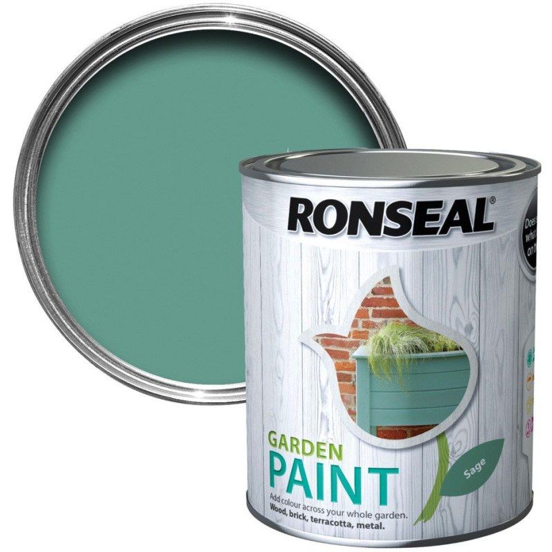 RONSEAL GARDEN PAINT 750ml SAGE 37395