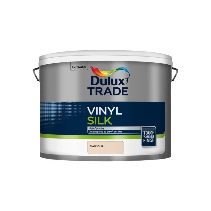 DULUX TRADE VINYL SILK EMULSION 10l MAGNOLIA 5091640
