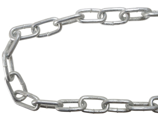 FAITHFULL FAICHGL525 GALVANISED CHAIN 5 x 28mm (PER METRE)