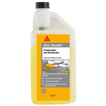 Sika Maxmix Concentrated Frostproofer & Accelerator 1L SKMAXMACC1