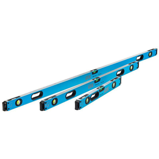 OX-P028603 PRO SPIRIT LEVEL SET 600-1800mm WITH BAG (3 PIECE)