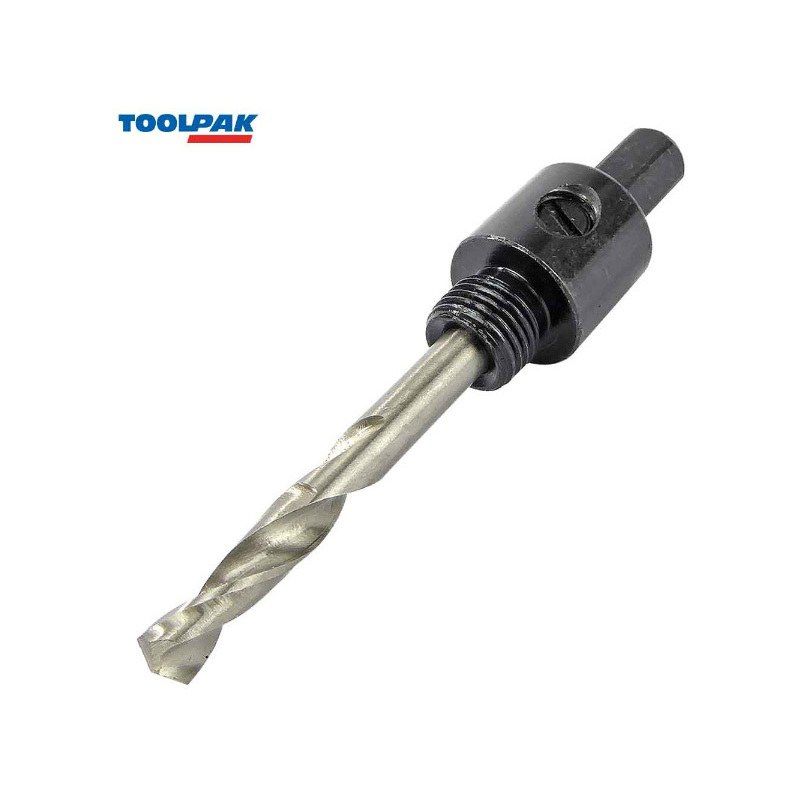 TOOLPAK BAB03 HOLESAW ARBOR 3/8" ROUND SHANK