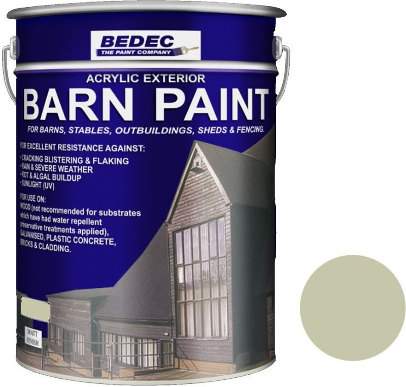 BEDEC MATT BARN PAINT 20l FRENCH GREY BEDE2AN2015/54