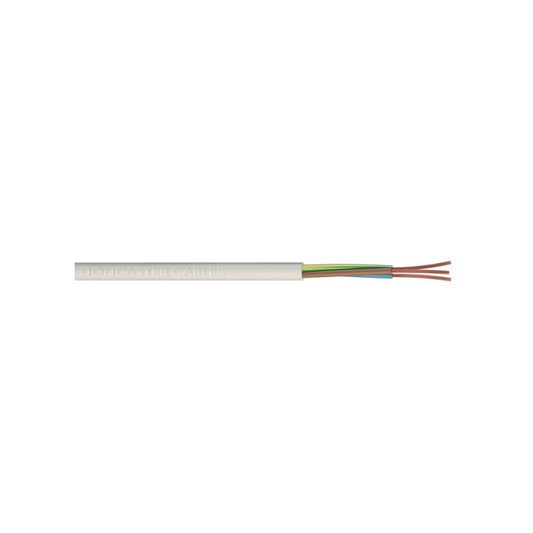 DONCASTER CABLE 3093Y1.5W050 HARMONISED H05V2V2-F 1.5mm WHITE