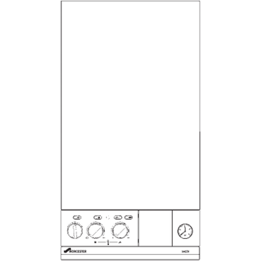 WORCESTER GREENSTAR 28CDI COMPACT COMBI BOILER 7733600054 107268