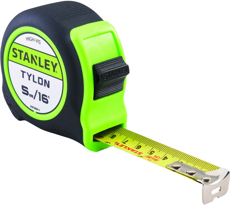 STANLEY XMS24HVTAPE5 TYLON HIVIS TAPE MEASURE 5m
