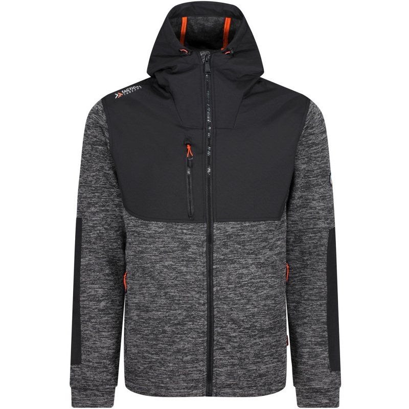 REGATTA TRF624 HEIST HYBRID JACKET ASHMARL/BLK MEDIUM TRF624 B7I60