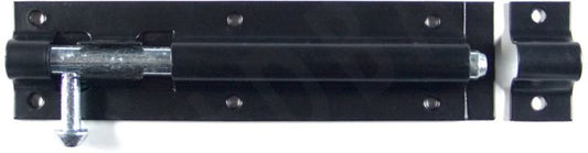 CARLISLE BRASS BLACK TOWER BOLT 100mm ITB100EXB/RP