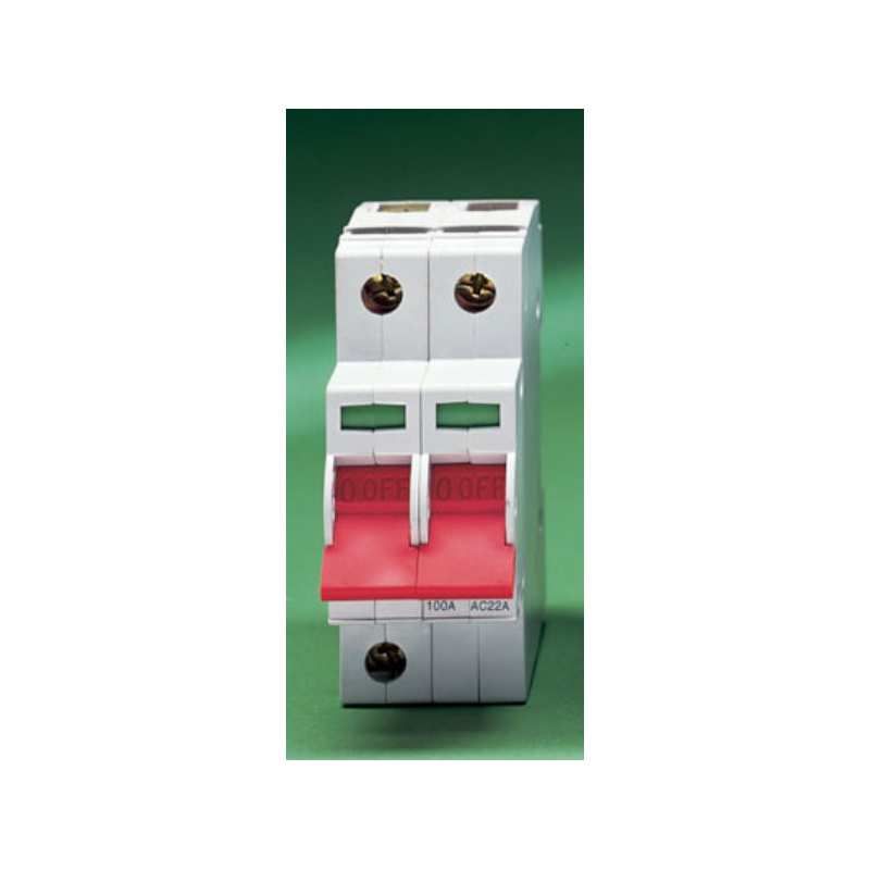 CRABTREE 100/MI2 2-POLE MAIN SWITCH 100a