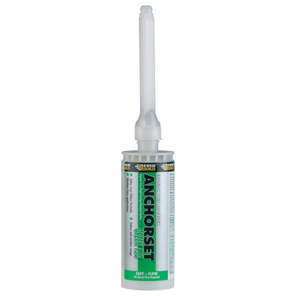 Everbuild Anchorset Chemical Anchor Green Styrene Free 150ml ANCHGREEN150
