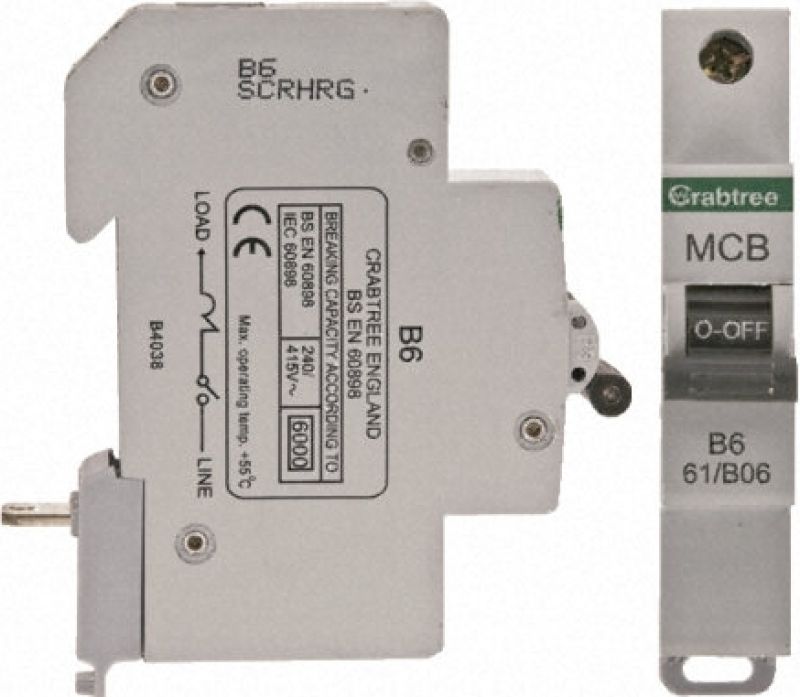 CRABTREE 61/B16 1-POLE TYPE B MCB 16a